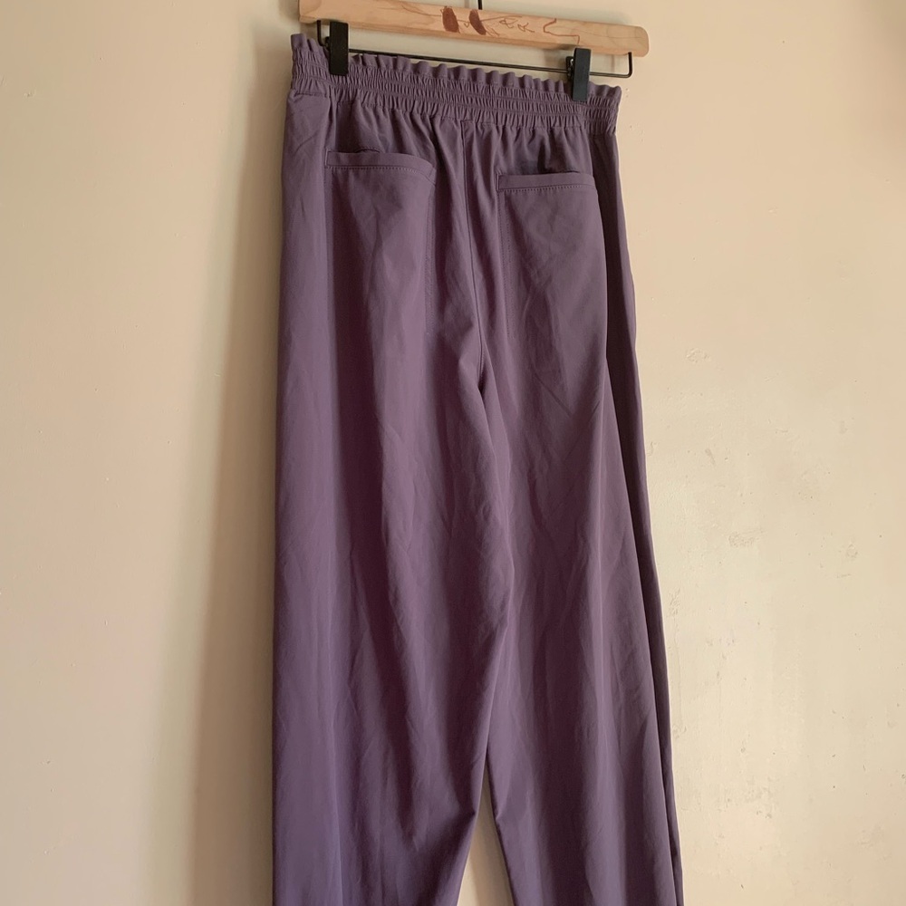 Athleta Athletic Pants Bottoms Pull Ups Purple Women Size 4T Lightweight - Picture 4 of 4